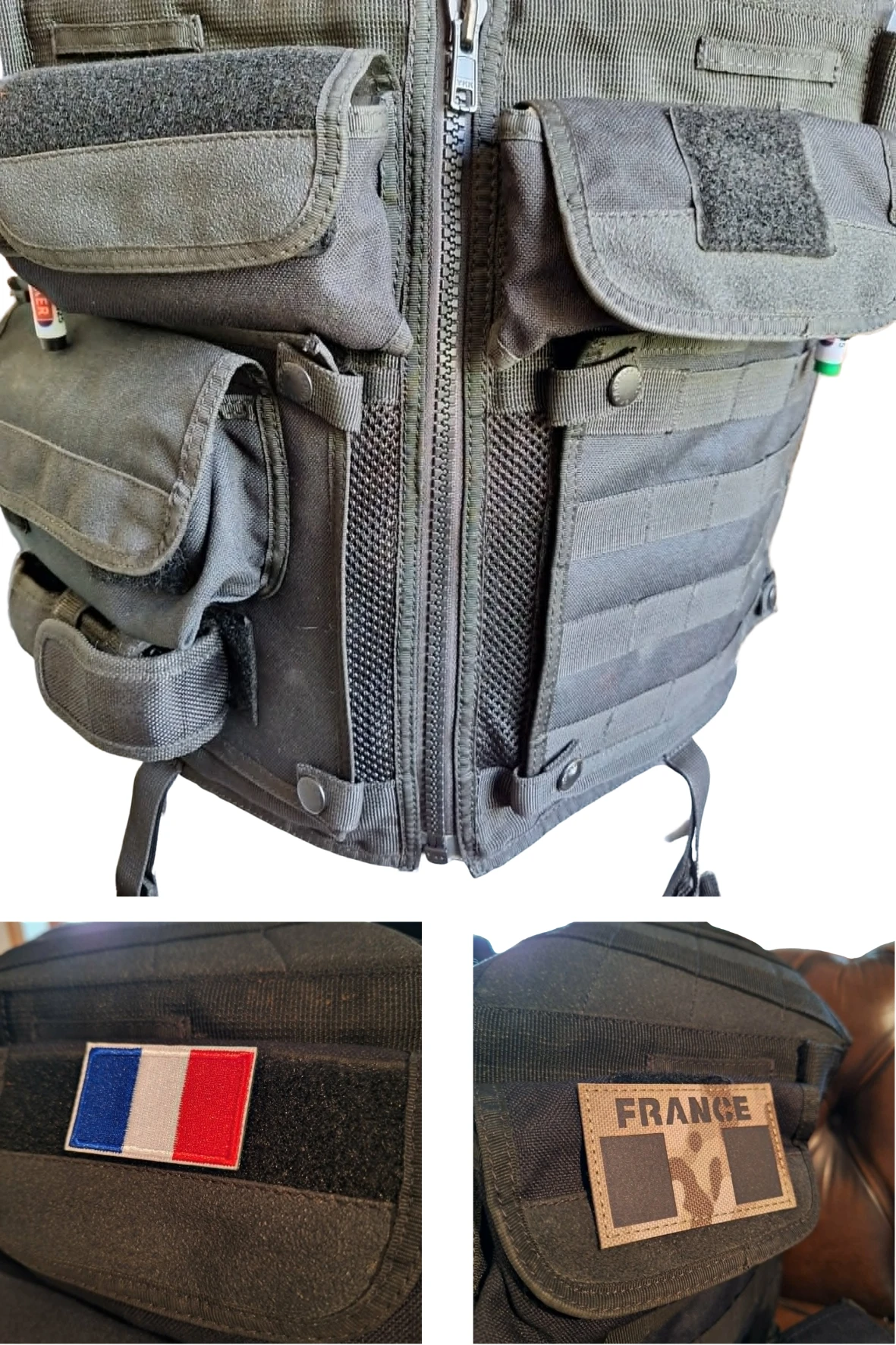 Gilete tático GK PRO + lanterna + acessórios M.O.L.L.E + 2 patches – photo 10